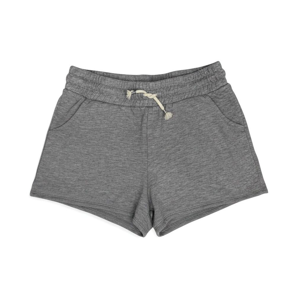 Cat & Jack Fleece Knit Shorts Athletic Drawstring Girl Gray XL 14